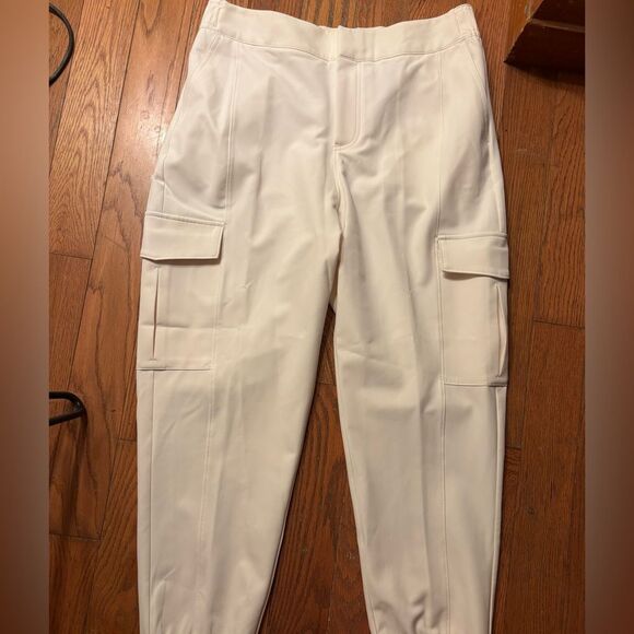 CAlia Effortless Cream Cargo Joggers